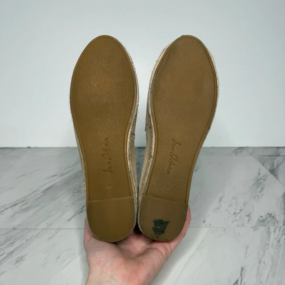 Sam Edelman Kai Tan Suede Espadrilles Loafer 6M